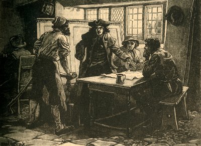 ノッティンガムキャプテンと攪拌機、ホワイトホースイン、ペントリッヒ、ダービーシャー、1817年c1890。 作： Unbekannt