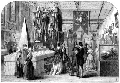 1867年のパリ国際展示会のノバスコシアセクション 作： Unbekannt