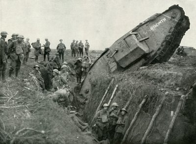 カンブレ戦線の攻勢、1917年11月、1919年。 作： Unbekannt