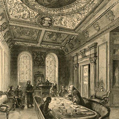 ギルドホールのアルダーメン旧裁判所、1897年。 作： Unbekannt