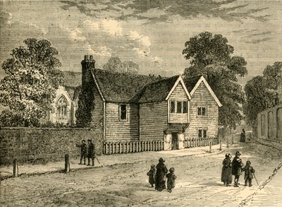 旧牧師館、ストークニューイントン、1858年、c1876。 作： Unbekannt