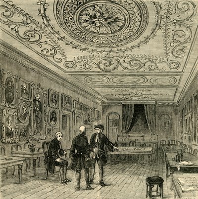 エバンスの古い部屋、1881年。 作： Unbekannt