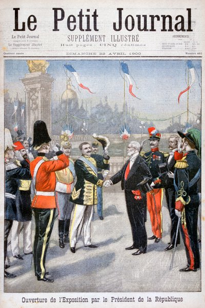 1900年パリ大統領による万国博覧会のオープニング 作： Unbekannt