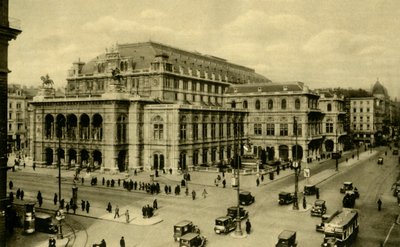 オペラハウス、ウィーン、オーストリア、c1935。 作： Unbekannt