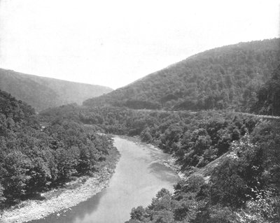 The Packsaddle、Allegheny Mountains、ペンシルバニア、米国、c1900。 作： Unbekannt