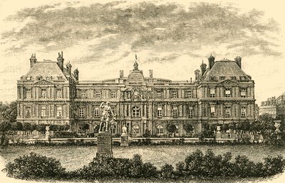 パレドゥリュクサンブール、パリ、1890年。 作： Unbekannt
