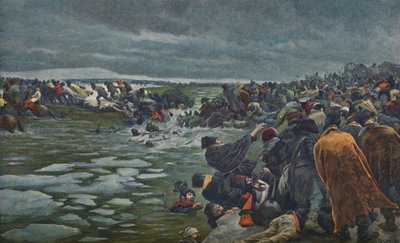 ベレジナの通過、1896年11月1812年。 作： Unbekannt