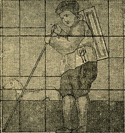 ペドラーと彼の犬、以前はランベス教会にいたc1878。 作： Unbekannt