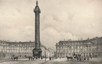 ヴァンドーム広場、1915年 作： Unbekannt