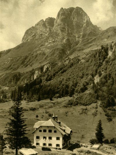 カーニック アルプス山脈のプロッケン峠、オーストリア、1935 年。 作： Unbekannt