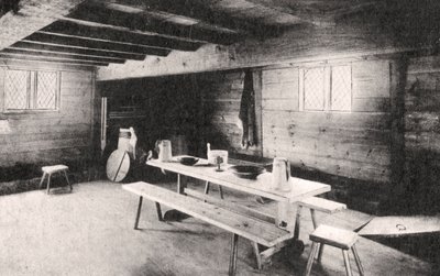 プリマスコロニーの最初の交易所、米国マサチューセッツ州ボーン、c1900年代 作： Unbekannt
