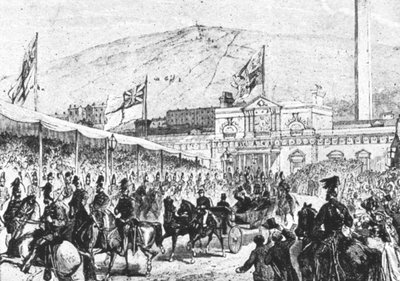 プリンスオブウェールズ、最初の植民地訪問、1860年、1901年。 作： Unbekannt