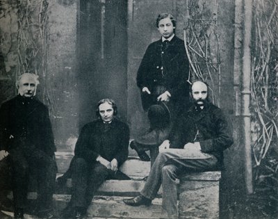 オックスフォード大学のプリンスオブウェールズと彼の家庭教師、c1860 1910 作： Unbekannt