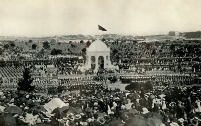 1901年1月1日、1930年のシドニーでのオーストラリア連邦宣言。 作： Unbekannt
