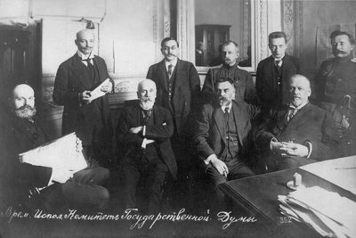 下院暫定委員会、1917年。 作： Unbekannt
