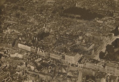 新しくてスリリングな見晴らしの良い場所、c1935からのなじみのある通りのパズル。 作： Unbekannt