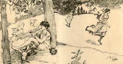スパルタの女の子のレース、1881。 作： Unbekannt