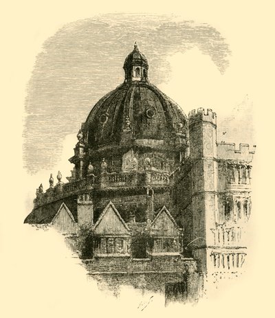 ラドクリフ図書館、ブラセノーゼの四角形、1898年。 作： Unbekannt