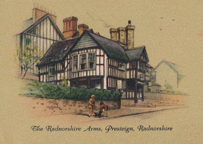 Radnorshire Arms、Presteign、Radnorshire、1939 作： Unbekannt