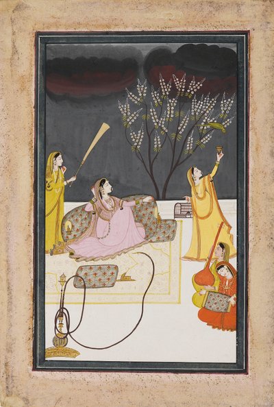 Ragini Dhansari Desi aa Raga Deepaka、c1820 作： Unbekannt