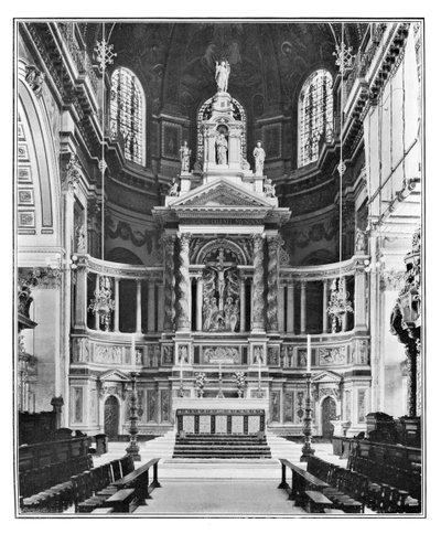 セントポール大聖堂のReredos、1901 作： Unbekannt