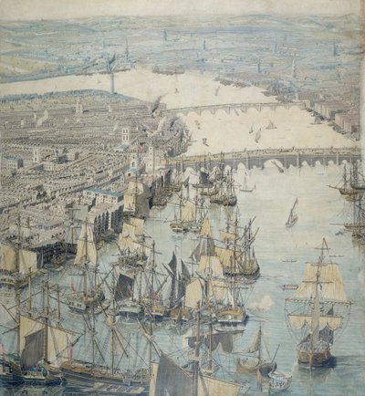 ラインベックパノラマ、c1807 作： Unbekannt