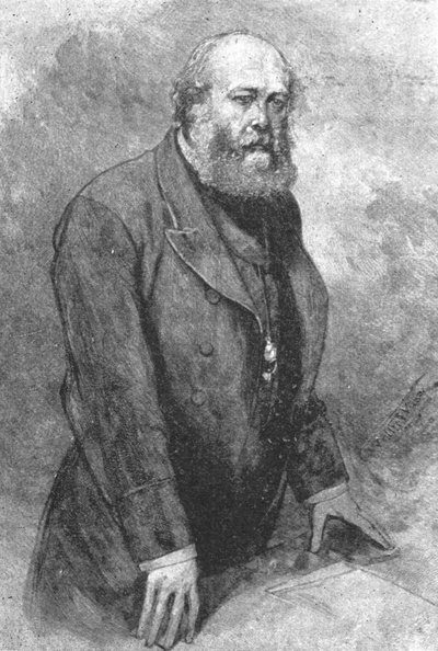 右の本。保守党党首、ソールズベリー侯爵、1889年、1901年。 作： Unbekannt