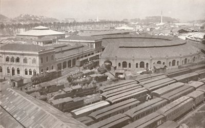 ブラジルの中央鉄道のリオデジャネイロターミナル、1914年 作： Unbekannt