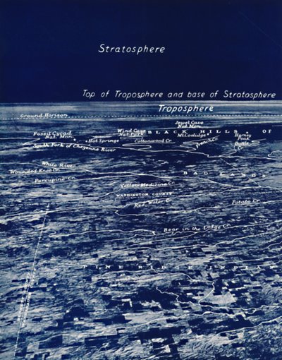 成層圏からの地球の回転性、1935 作： Unbekannt