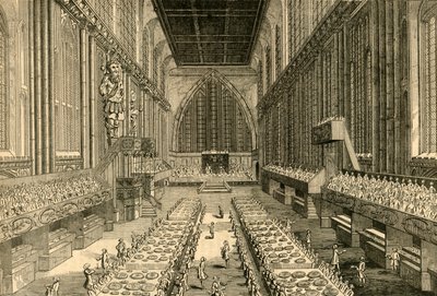 ギルドホールのロイヤルバンケット、1761年、1897年。 作： Unbekannt