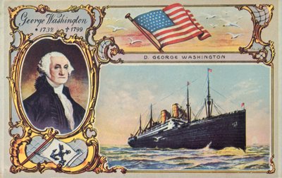 SSジョージワシントン、c1910。 作： Unbekannt