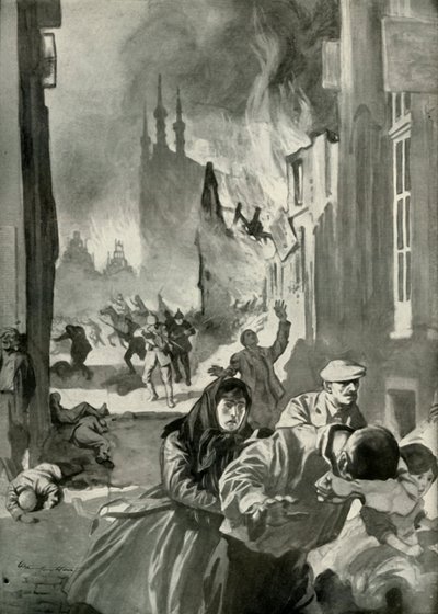 ルーヴァンの袋、1919年。 作： Unbekannt