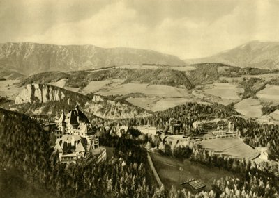 シュネーベルクとラックス山脈、センメリング、ニーダーエスターライヒ州、c1935。 作： Unbekannt