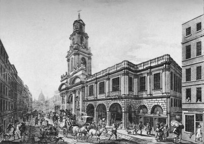 1788年、1928年のサウスフロントの第二王立証券取引所 作： Unbekannt