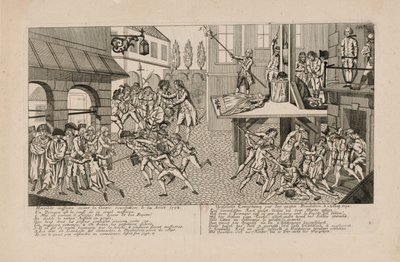1792年の9月の大虐殺。ランバル侯爵夫人の死、1793年頃。 作： Unbekannt