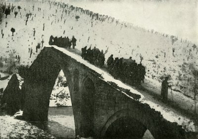 1919年にアルバニアを経由して撤退したセルビア軍の参謀。 作： Unbekannt