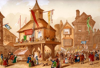 シェイクスピアジュビリーアットストラトフォードアポンエイボン、c1850 作： Unbekannt