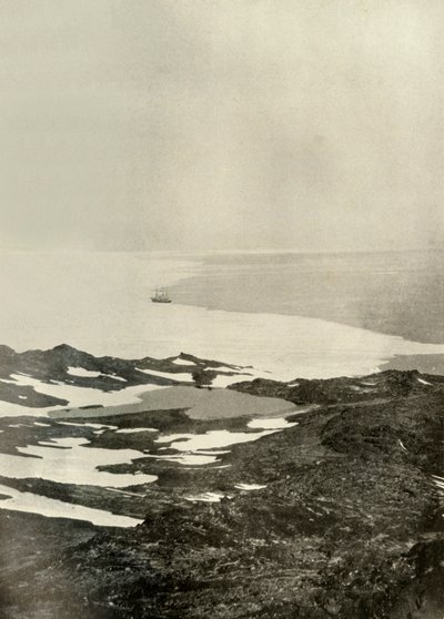 プラムポイント沖の船、北へ向かう直前、c1908、1909 作： Unbekannt