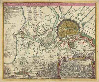 ダンジグの包囲、1734、1730年代 作： Unbekannt