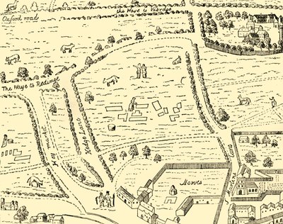 レスタースクエアのサイト、1881年。 作： Unbekannt