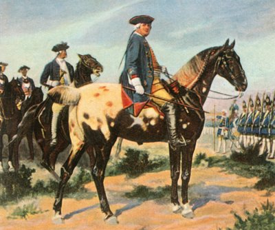 兵士王フレデリックウィリアム1世、プロイセン王、1936年。 作： Unbekannt