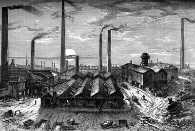 セントロロックス化学工場、グラスゴー、c1880 作： Unbekannt