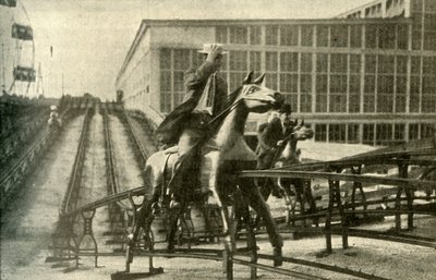 スティープルチェイス、1910年。 作： Unbekannt