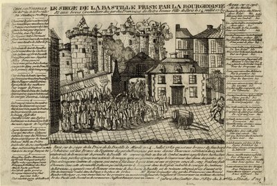 1789年7月14日、1789年のバスティーユの嵐 作： Unbekannt
