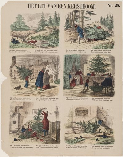 19世紀後半のクリスマスツリーの物語 作： Unbekannt