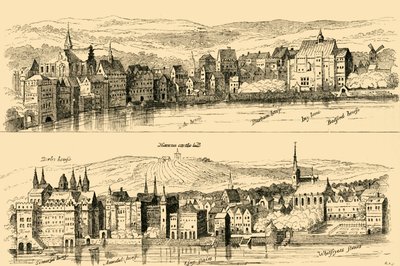 テムズ川からのストランド、16世紀、1881年。 作： Unbekannt