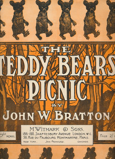 テディベアピクニック、1907年。 作： Unbekannt