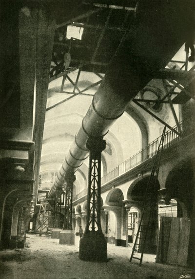 望遠鏡完成、1900年。 作： Unbekannt