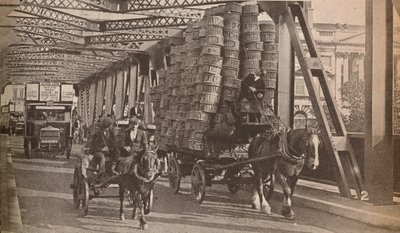 一時的な橋、c1925、1935 作： Unbekannt