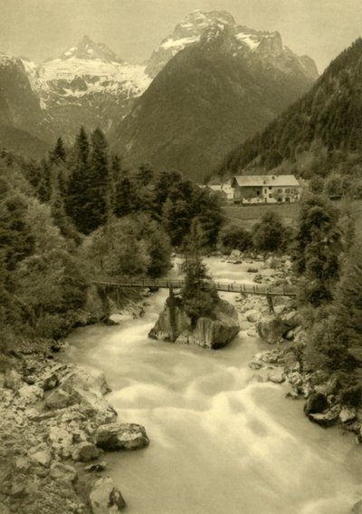 Teufelsstegデビルズブリッジ、ローファー、オーストリア、c1935。 作： Unbekannt